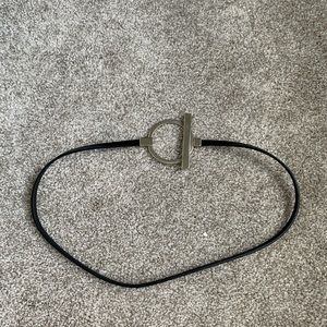 Black & Silver Decorative Belt